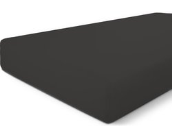 Byrklund Hoeslaken Bed Basics Cotton - 180x200 - 100% Katoen - Antraciet