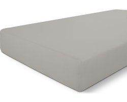 Byrklund Hoeslaken Bed Basics Cotton - 180x200 - 100% Katoen - Licht Grijs