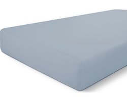 Byrklund Hoeslaken Bed Basics Cotton - 180x220 - 100% Katoen - Blauw