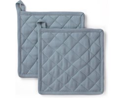 Byrklund Pannenlap Stay Cold - 2x 20x20 - 100% Katoen - Blauw