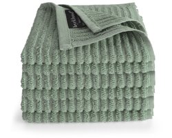 Byrklund Vaatdoek Clean Up Jade - Set van 6 - 100% Katoen - 30x30 cm - Hoge Absorptie & Kleurecht
