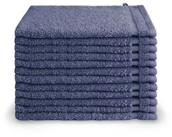 Byrklund washandjes 12 stuks - Hotelkwaliteit - 16x21 - Donker Blauw