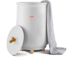 ByRoos Gadgets - Handoekenwarmer - Handoeken Verwarmer - Handoekenwarmer - Towel Warmer - Badhandoeken - Badkameraccessoires - Grijs/Wit
