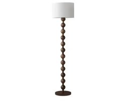 ByRoos Vloerlamp - 1 stuk - Slaapkamerlamp - Woonkamerlamp - Slaapkamerlamp - Hout - Japandi - Wabisabi - 160cm - bruin