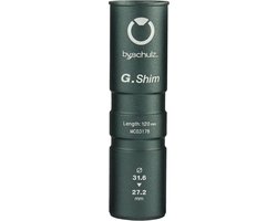 BySchulz zadelpenvulbus alu 27.2-31.6mm/120mm zwart