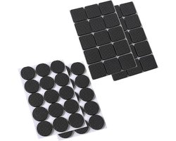 ByShane - Meubelvoeten Stoelpads Set 120 stuks | Anti-Kras Vloerbeschermers | Rubberen Zelfklevende Antislip Pads voor Stoel, Tafel, Bank, Kast