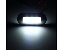 Byshayne - 3Led Blue White Led Rectangular Light - LED Verlichting - Waterdicht - Sparkling White - Staplicht - Geschikt voor Boot - Caravan