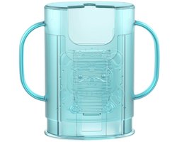 ByTwinly Toetjeshouder - Houder voor Knijptoetje - Drinkpakjeshouder - Pakjeshouder Kinderen - Knijpzak - Knijpfruit - Stimuleert Zelfvoeding - Baby - Kind - Motoriek - Uitschuifbaar - Beker - Hardcase - Vanaf 6 Maanden - Sinterklaas Cadeautjes