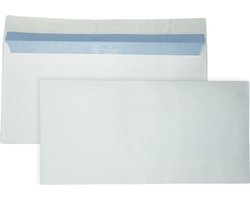 C5/6 Enveloppen - Bank envelop - 114 x 229 mm - 250 stuks - zelfklevend met plakstrip - 80 Gram - DULA