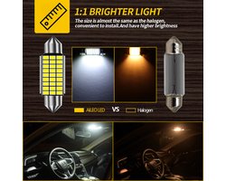 C5W C10W LED 31 mm Verlichting - 200 lumen - Kentekenverlichting - Interieurverlichting (Set van 2 stuks)