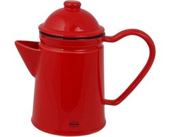 CABANAZ - kan, keramiek, TEA/COFFEE POT, 600 ml, rood