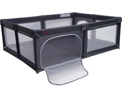 Cabino Grondbox - Baby Box - Grondbox baby - Speelbox - Kinderbox -150 x 200 x 68 cm - Grijs