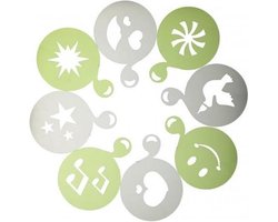 Cacao stencils - set van 8 - Le'Xpress