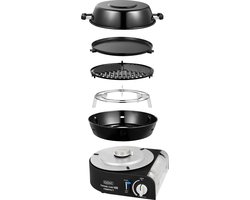 CADAC Dometic - Safari Chef 30 Compact - Ultra Compacte Gasbarbecue - Meerdere Kookoppervlakken