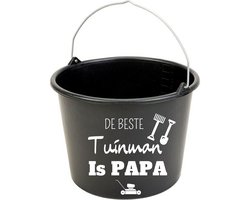 Cadeau emmer de beste tuinman is papa