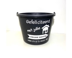 Cadeau emmer Gefeliciteerd Nieuwe woning