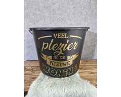 Cadeau emmer veel plezier in de nieuwe woning - bouwemmer- 12liter