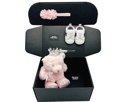 Cadeau meisje - dreumes - kraamcadeau - teddybeer - kan ook rechtstreeks als cadeau worden verstuurd