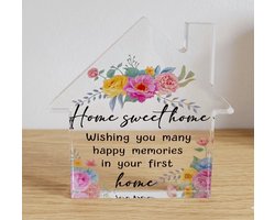 Cadeau - Nieuw huis - Geschenk - New home - Happy memories - Kado - Gift - Housewarming
