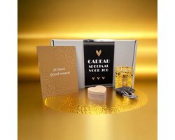 Cadeau set - Jij bent GOUD waard! - gift - geschenk - Vaderdag -Vaderdag cadeau - werknemer cadeau