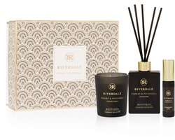Cadeaupakket | Riverdale | Geurstokjes, Geurkaars & Spray | Small | Geschenkset | Forest & Patchouli