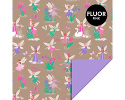 Cadeaupapier 70 cm - Fairy Tale Taupe - Lilac