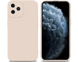 Cadorabo Hoesje geschikt voor Apple iPhone 11 PRO in FLUID CREAM - Beschermhoes gemaakt van flexibel TPU silicone Cover Fluid Case