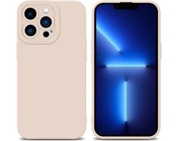 Cadorabo Hoesje geschikt voor Apple iPhone 12 PRO MAX in FLUID CREAM - Beschermhoes gemaakt van flexibel TPU silicone Cover Fluid Case