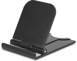 Cadorabo Mobiele telefoon tafelhouder Mobiele telefoonstandaard in ZWART geschikt voor thuis en onderweg