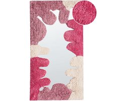 CAGERI - Wandspiegel - Roze - Katoen