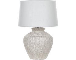 CAINE - Tafellamp - Lichtbeige - Keramiek