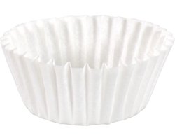 Caisse - papier + kleicoating - rond - Ø68mm - wit - 1000 stuks