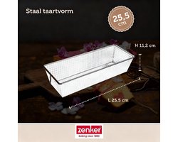 Cakevorm 25,5 cm Zenker Silver