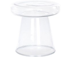 CALDERA - Bijzettafel - Transparant - Glas