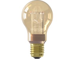 Calex Crown Series LED Lamp - E27 - A60 Lichtbron Goud - 3.5W - Dimbaar