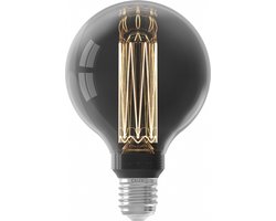 Calex Crown Series LED Lamp - E27 - G95 Lichtbron Titanium - 3.5W - Dimbaar