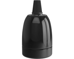 Calex lamphouder E27 keramiek zwart