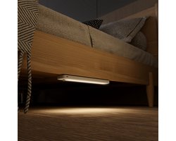 Calex LED Oplaadbare Bedverlichting - Set van 2 Stuks - met bewegingssensor - Uitstapverlichting - Accu - magneet of dubbelzijde tape -- Eenvoudige Installatie
