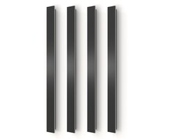 Calex Montevia Villa Wandlamp - Buitenverlichting - Warm Wit Indirect licht - LED - Waterdicht - 100 cm - Zwart - 4-Pack