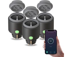 Calex Outdoor Smart Plug - 3 stuks - Slimme Stekker - werkt met Bluetooth Mesh - IP44 Waterdicht