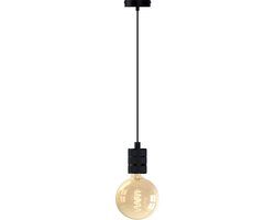 Calex Retro Pendel - Industrieel Hanglamp - E27 Fitting - Zwart - Excl. lichtbron