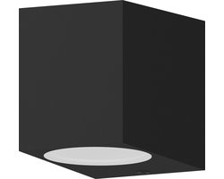 Calex Slimme LED Wandlamp Downlight – Zwart – Smart Buitenlamp – App Bedienbaar - Voor binnen en Buiten