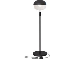 Calex Vloerlamp - Moderne Staande Lamp - Metaal - Hoogte 146cm - Zwart