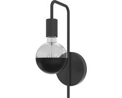 Calex Wandlamp - Industrieel - E27 - Zwart
