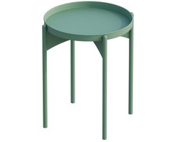 CALICOSY - Bijzettafel met rond metalen blad H57 cm - COLE