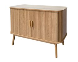 CALICOSY - Buffet Houten decor met 2 schuifdeuren 110x39x75cm