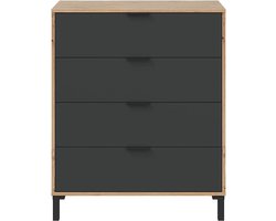 CALICOSY - Commode met 4 laden - L77,5 cm