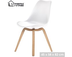CALICOSY - Design stoelen met Emy kussens - set van 4