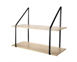 CALICOSY - Diepe wandplank met 2 niveaus 80x30x60cm