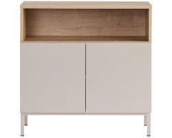 CALICOSY - Dressoir klein, 2 deuren, 1 open vak B80 cm - OLIVER